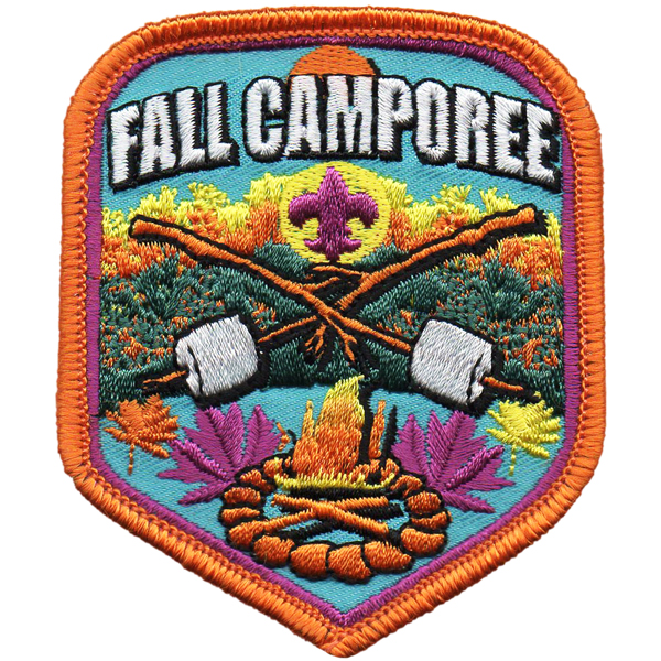 Details about   BSA generic patch CAMPOREE multicolored lettering white backing jk5226m 