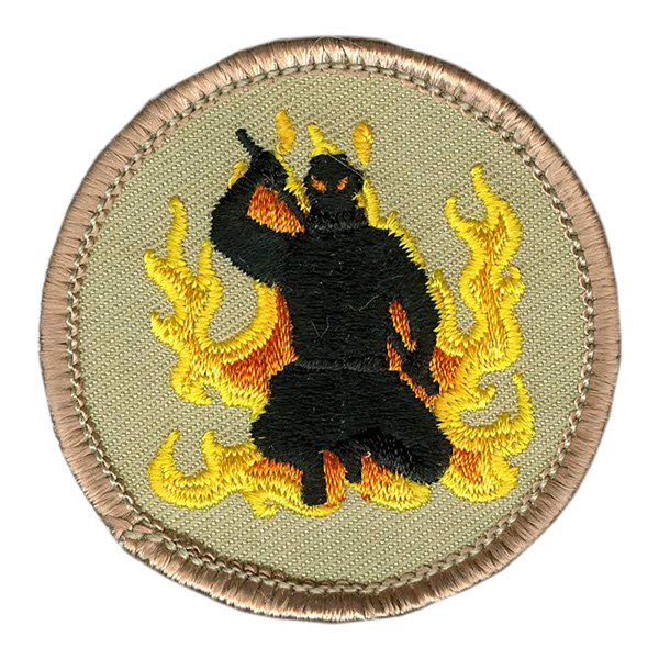 RETRO Samurai Patrol! Awesome Boy Scout Patches #R011 