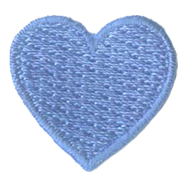 1 Inch Heart (Light Blue)