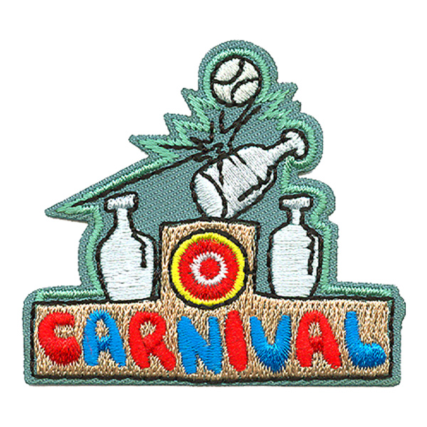 Carnival Embleem Yellow Green White Beer Patches for Clothing Iron