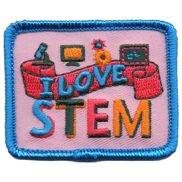 I Love STEM Fun Patch